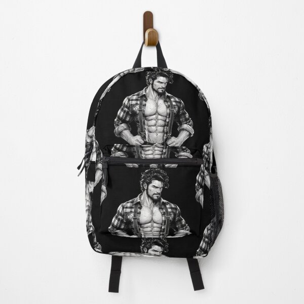 Item preview, Brooding Lumberjack Hunk LGBTQ Gay Pride Color-In Graphic Design designed and sold by ItsAKinkThing.