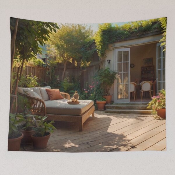 Item preview, Cozy Corner in the Garden’s Embrace designed and sold by BlareBlare.