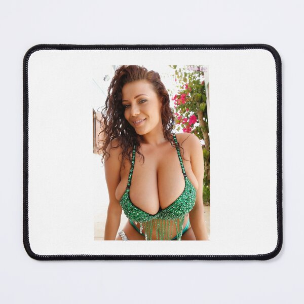 Item preview, brown hair chick big tits green bikini  designed and sold by Theriddler1.