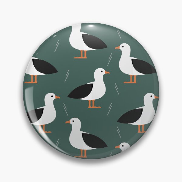 Item preview, Albatrosses on green designed and sold by reneesillus.