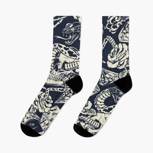 Item preview, Tattoo gothic pattern, snake designed and sold by Mauswohn.