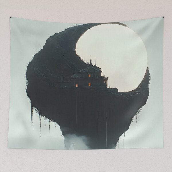 Item preview, Ethereal Moonlit Manor designed and sold by AI-Only Creations.