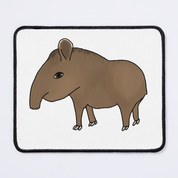 Item preview, Silly Little Brazilian Lowland Tapir designed and sold by ThatIsSomething.
