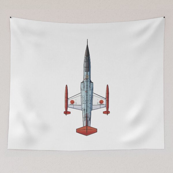 Item preview, JASDF UF-104J Target drone HD 4C Illustration designed and sold by MIL-ART-JPN.