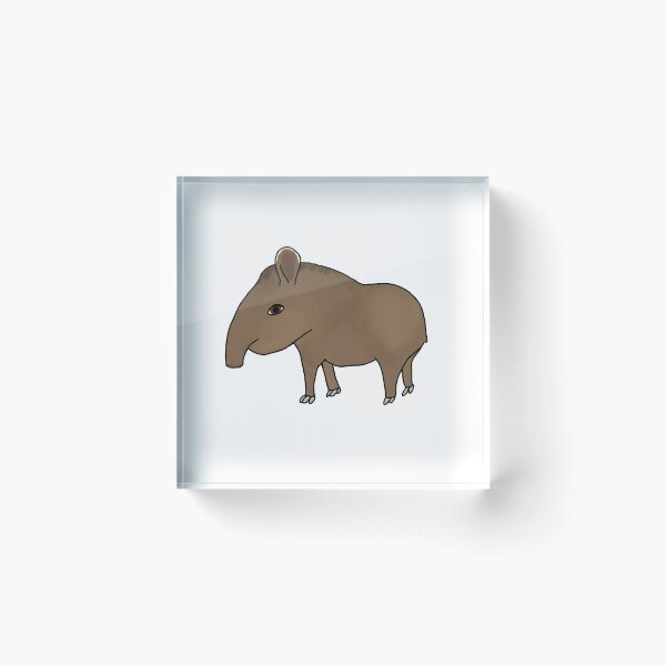 Item preview, Silly Little Brazilian Lowland Tapir designed and sold by ThatIsSomething.