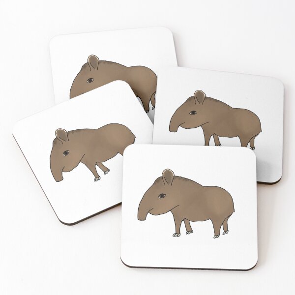 Item preview, Silly Little Brazilian Lowland Tapir designed and sold by ThatIsSomething.