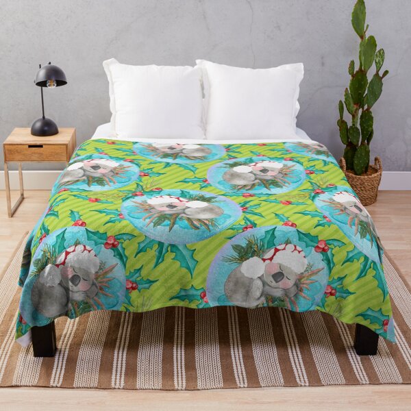 Item preview, Cute Koala Christmas Green designed and sold by Sketchbook Designs.