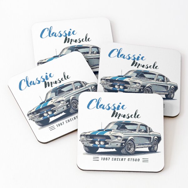 Item preview, 1967 Shelby GT 500 Classic Car Illustration designed and sold by tarzbol.