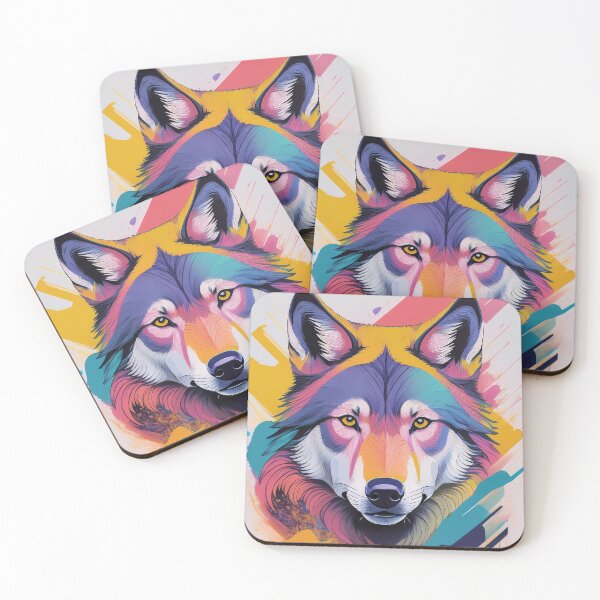 Item preview, Painterly Wolf Portrait Illustration designed and sold by Adam Regester.