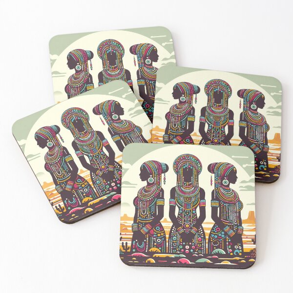 Item preview, Vibrant Rendille Women’s Beaded Heritage Art designed and sold by communedesigns.