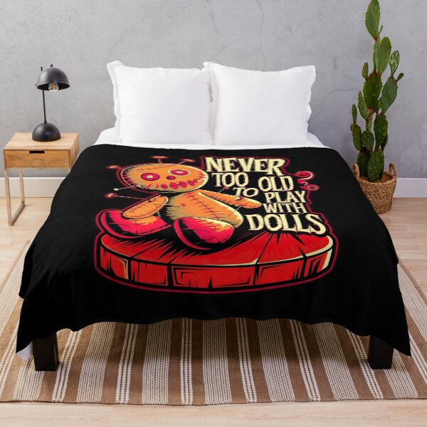 Item preview, Never Too Old To Play With Dolls Funny Voodoo Quote designed and sold by TheArtOfPat.