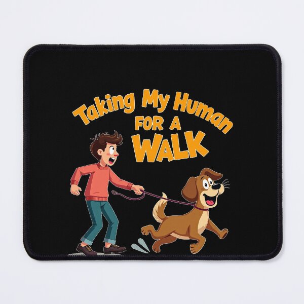 Item preview, Walk the Human -Hilarious Pet Owner T-Shirt designed and sold by AlienTechs.