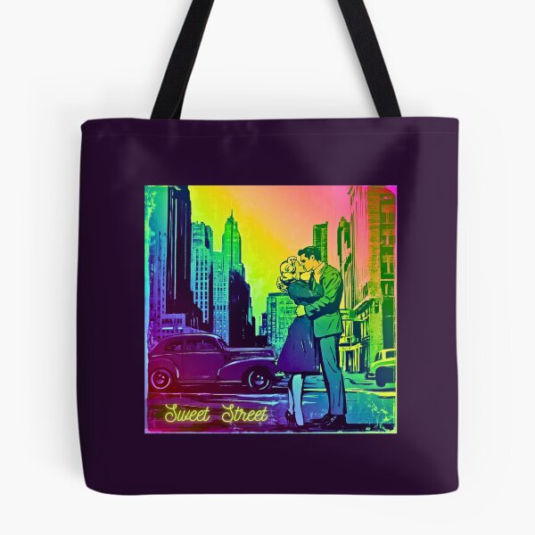 Item preview, Sweet street, Love, vivid romantic scenes, comics style artwork, vivid city, vivid vintage designed and sold by silent-violin.