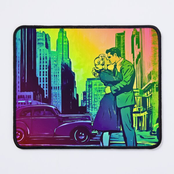 Item preview, Sweet street, Love, vivid romantic scenes, comics style artwork, vivid city, vivid vintage designed and sold by silent-violin.