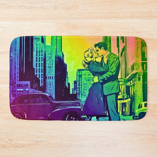 Item preview, Sweet street, Love, vivid romantic scenes, comics style artwork, vivid city, vivid vintage designed and sold by silent-violin.