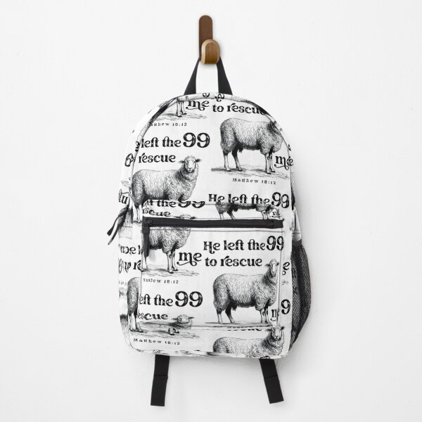 Item preview, He Left The 99 To Rescue Me Scripture Bible Christian Sheep designed and sold by NetlandWewerka.
