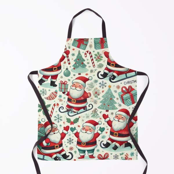 Item preview, Vintage Christmas Pattern with Santa Claus designed and sold by SolannaAS.
