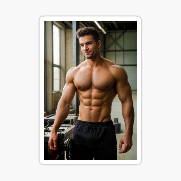 Item preview, Machinist in Black Shorts designed and sold by Bodies of Males.
