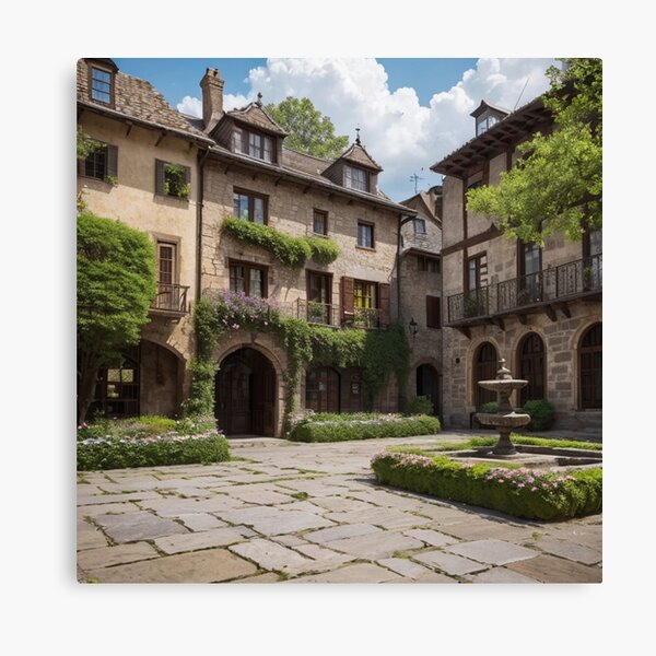 Item preview, Cobblestone Square landscape designed and sold by vekotpu.