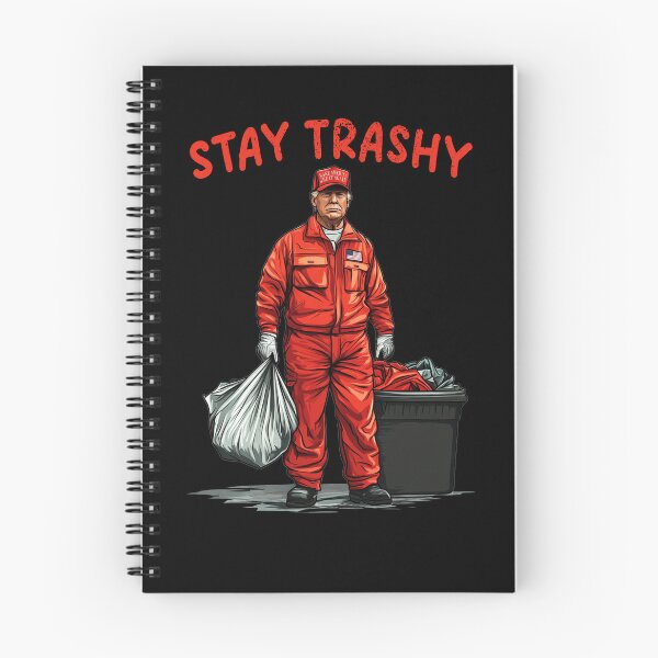 Item preview, Donald Trump Sanitary, Stay Trashy, Funny Trump Garbage Collector designed and sold by Bullish-Bear.