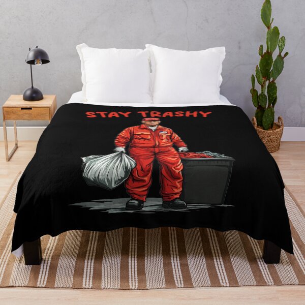 Item preview, Donald Trump Sanitary, Stay Trashy, Funny Trump Garbage Collector designed and sold by Bullish-Bear.