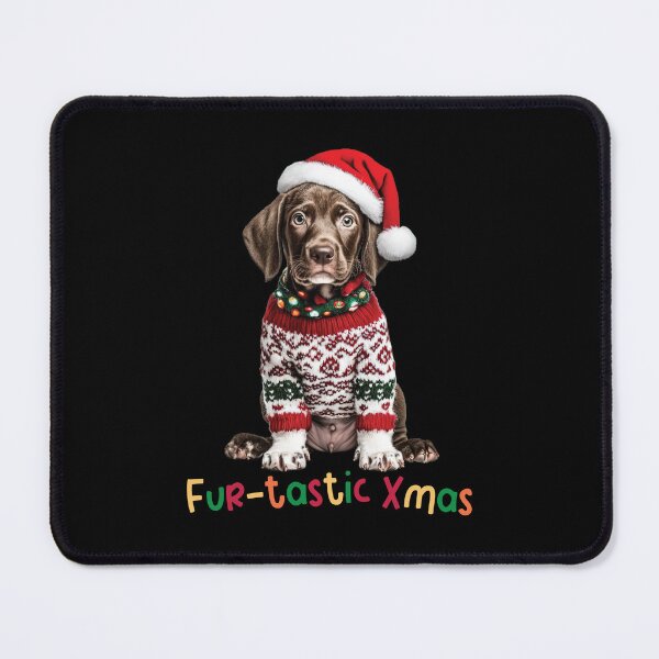 Item preview, Christmas Funny Gift  German Shorthaired Pointer Dog Santa Holiday  designed and sold by Brightwalk.