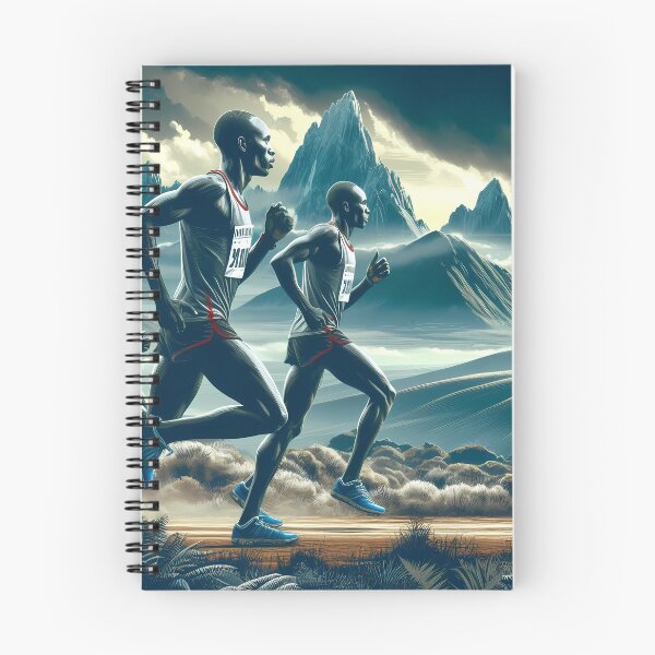 Item preview, Kalenjin Runners Conquering Mountain Peaks designed and sold by communedesigns.