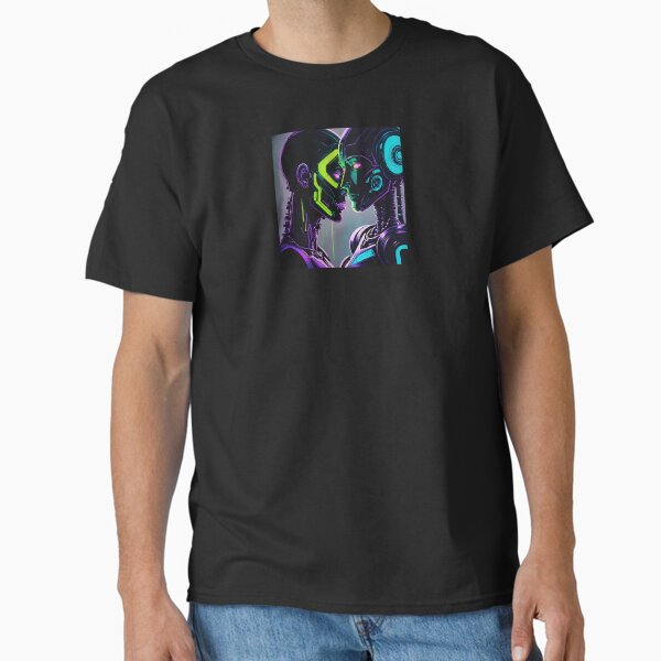 Robotique couple T-shirt classique