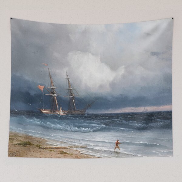 Item preview, Ship by the Shore designed and sold by Craphe.