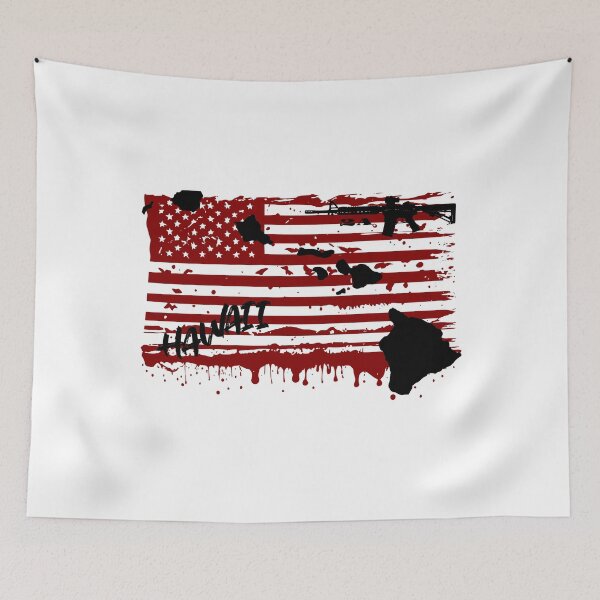 Item preview, American Flag - Hawaii The Aloha State 2A.png designed and sold by InkdGraphix.