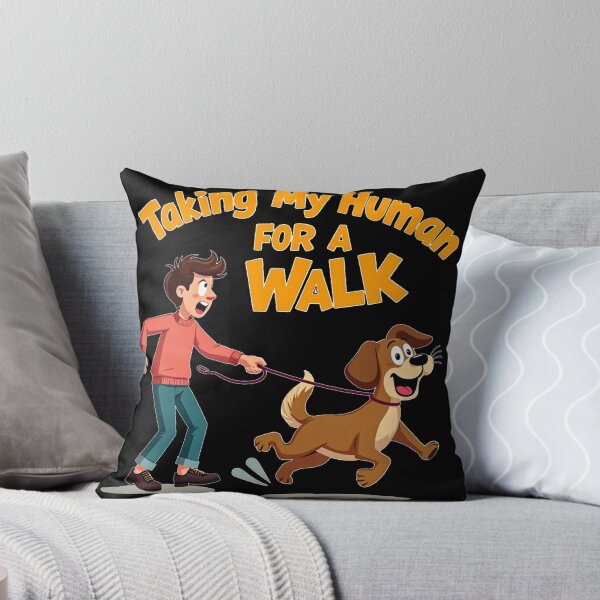 Item preview, Walk the Human -Hilarious Pet Owner T-Shirt designed and sold by AlienTechs.
