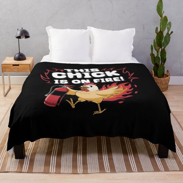 Item preview, This Chick Is On Fire! designed and sold by TrippyOutfitter.