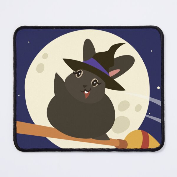 Item preview, Bucky the Bunbun: Witchy Ride designed and sold by Kyna Arts.
