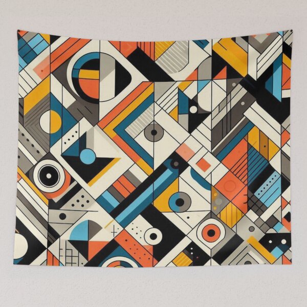 Item preview, Vibrant Geometric Pattern Art | Colorful Shapes Design Collection  designed and sold by TrendyDesign159.