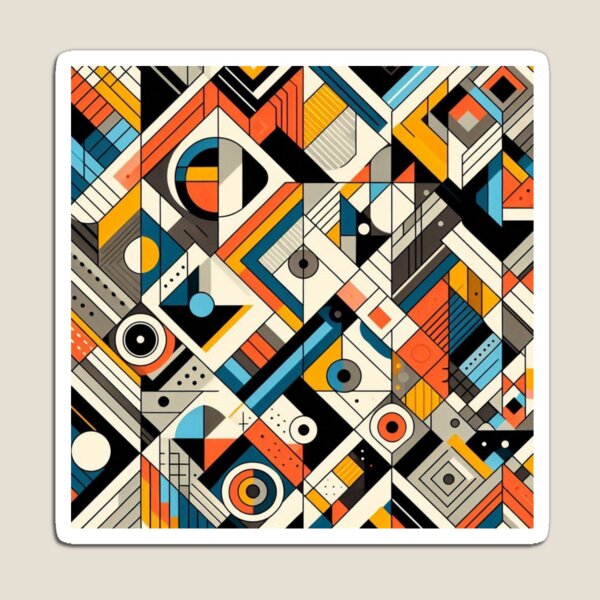 Item preview, Vibrant Geometric Pattern Art | Colorful Shapes Design Collection  designed and sold by TrendyDesign159.