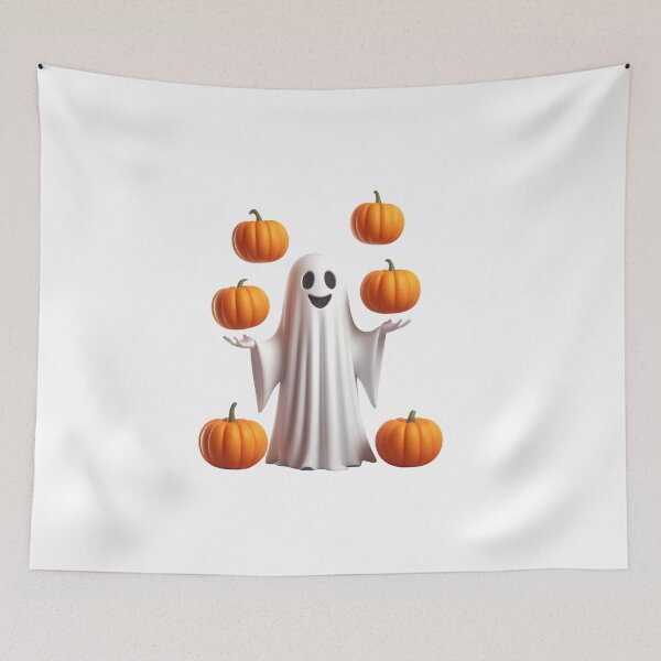 Item preview, Ghostly Pumpkin Juggler designed and sold by CrystalCove11.