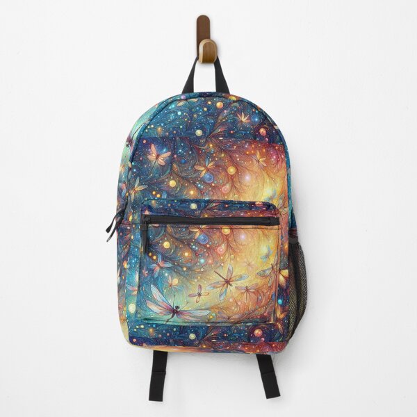 Item preview, Spectacular Colorful Magical Firefly Pattern designed and sold by DigiDreamyArt.
