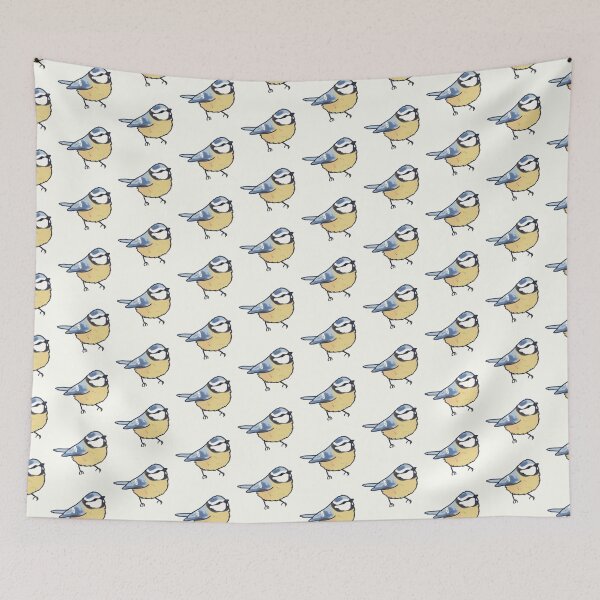 Item preview, Cute Eurasian Blue Tit bird  designed and sold by Artofmayara.