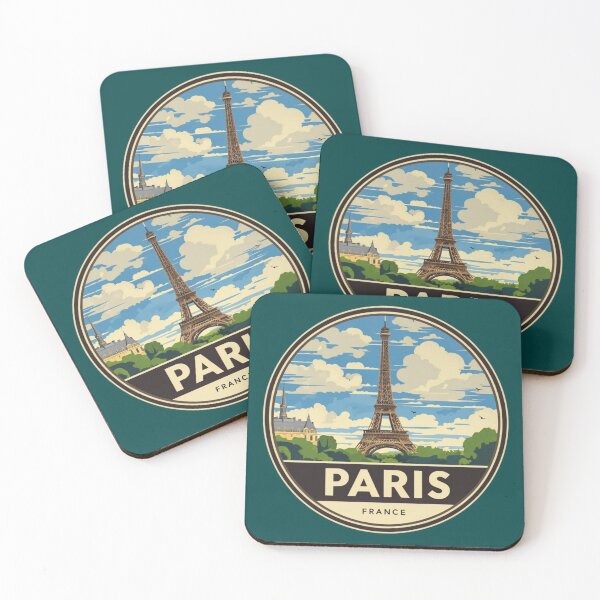 Item preview, Vintage Paris Travel Poster  designed and sold by Aise06.