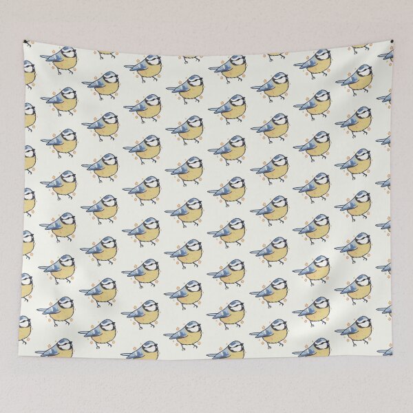 Item preview, Cute Eurasian Blue Tit   designed and sold by Artofmayara.