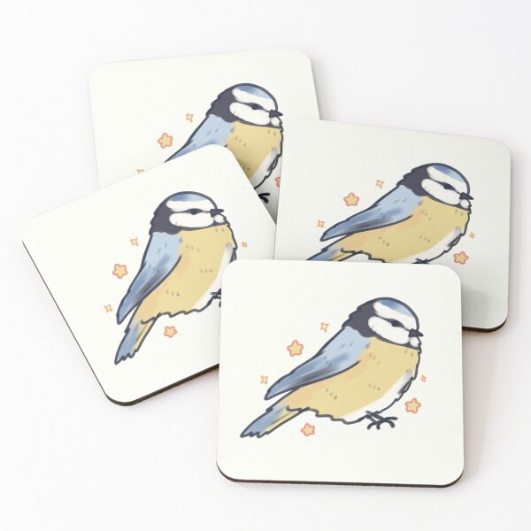 Item preview, Cute Eurasian Blue Tit illustration  designed and sold by Artofmayara.