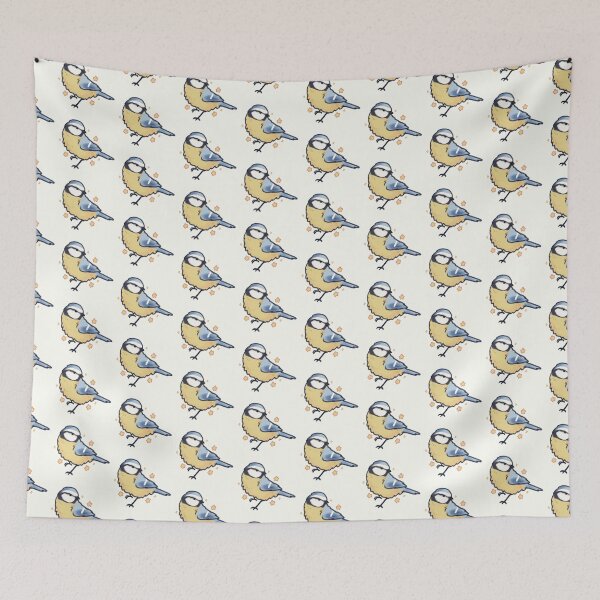 Item preview, Eurasian Blue Tit art  designed and sold by Artofmayara.