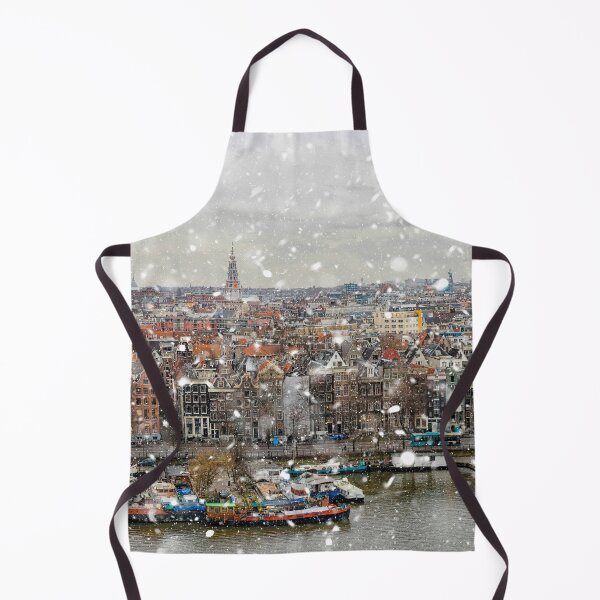 Item preview, Bird's view on Amsterdam in snow designed and sold by Photopat.
