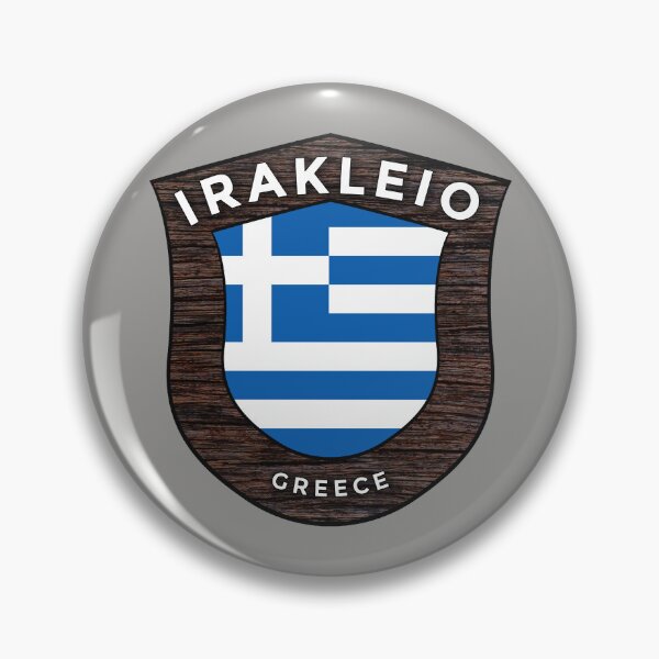Item preview, Irakleio Greece Emblem Flag designed and sold by World Designs.