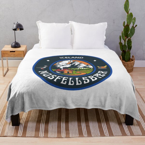 Item preview, Mosfellsbær Iceland Blue Emblem designed and sold by World Designs.