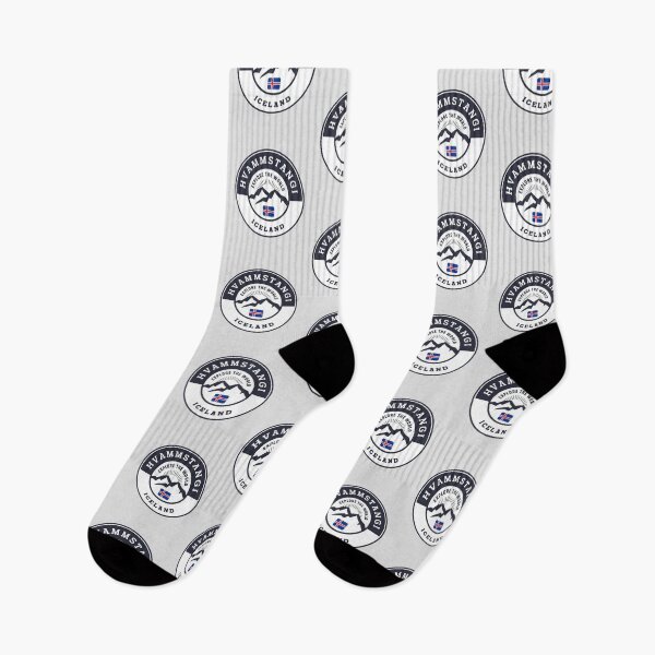 Item preview, Hvammstangi Iceland Black and White Crest designed and sold by World Designs.