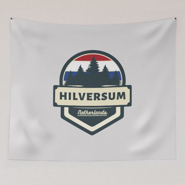 Item preview, Hilversum Netherlands Retro Vintage Badge designed and sold by World Designs.