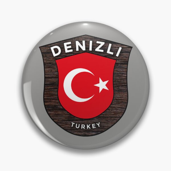 Item preview, Denizli Turkey Emblem Flag designed and sold by World Designs.