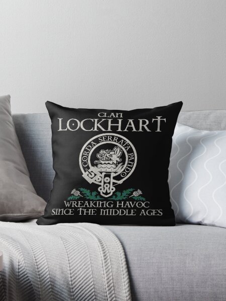 Item preview, Clan Lockhart crest Scottish surname tartan Thistle vintage designed and sold by Clan1093.