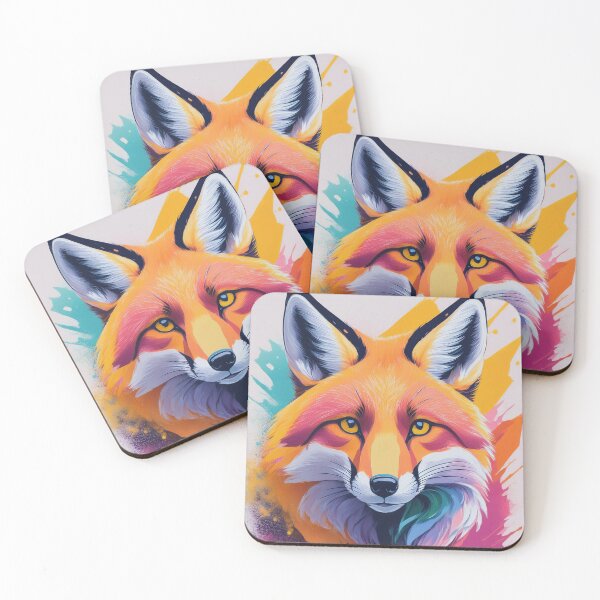 Item preview, Painterly Fox Portrait Illustration designed and sold by Adam Regester.